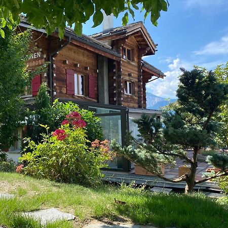 La Demeure Des Elfes Bed and Breakfast Albinen Εξωτερικό φωτογραφία