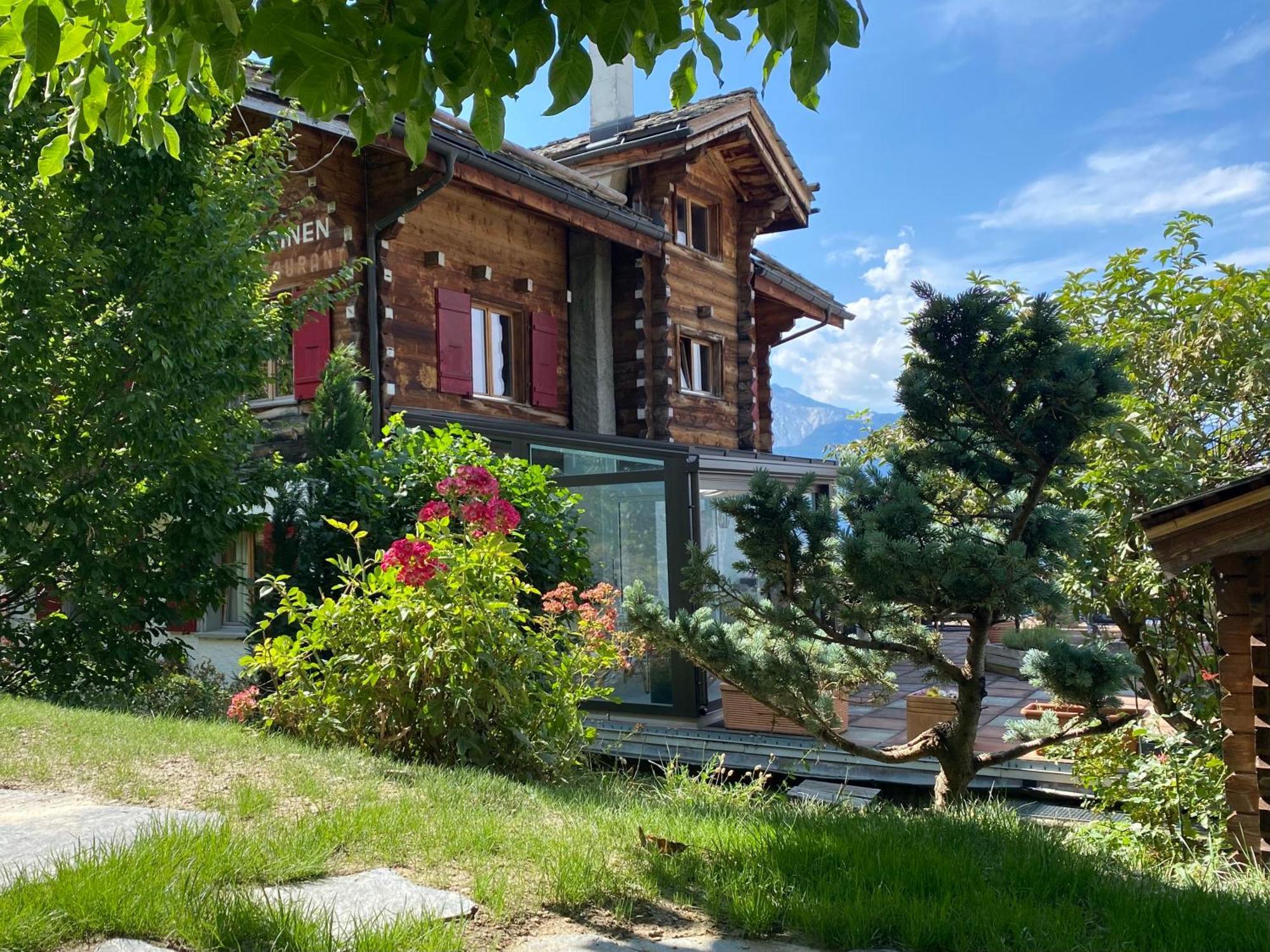 La Demeure Des Elfes Bed and Breakfast Albinen Εξωτερικό φωτογραφία